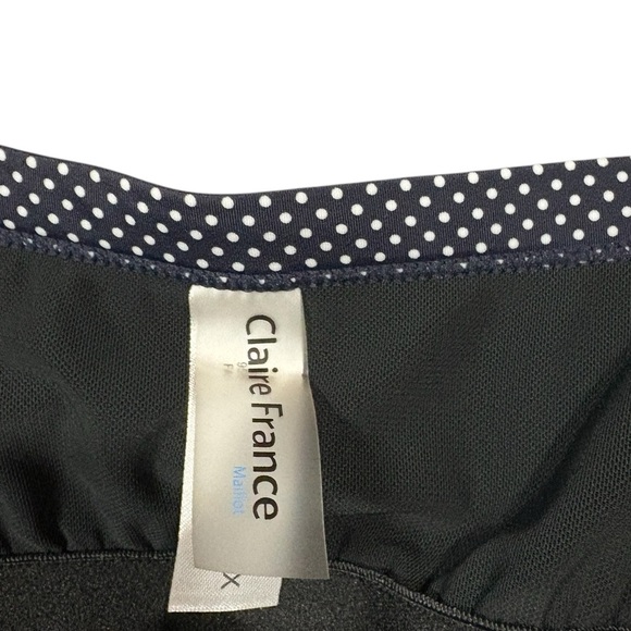 NWOT, Claire France, Plus Size Floral Tankini Top, 3X, Pink, Navy - Picture 3 of 9